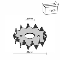 Pierścień zębaty dwustronny 62x21 mm